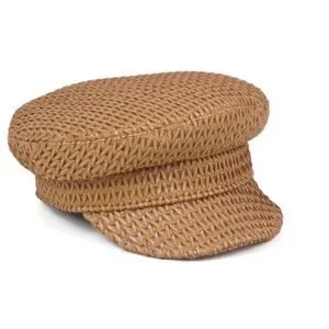 Lack of Color Mesa Ivory Woven Bakers Boy Cap, Size M, NWT Lack Of Color Mesa Riviera Woven Cap Hat Size Medium 57 cm  main image 2